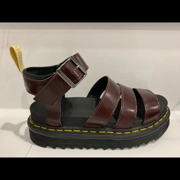 Cherry red Doc sandals - Picture 5 of 7